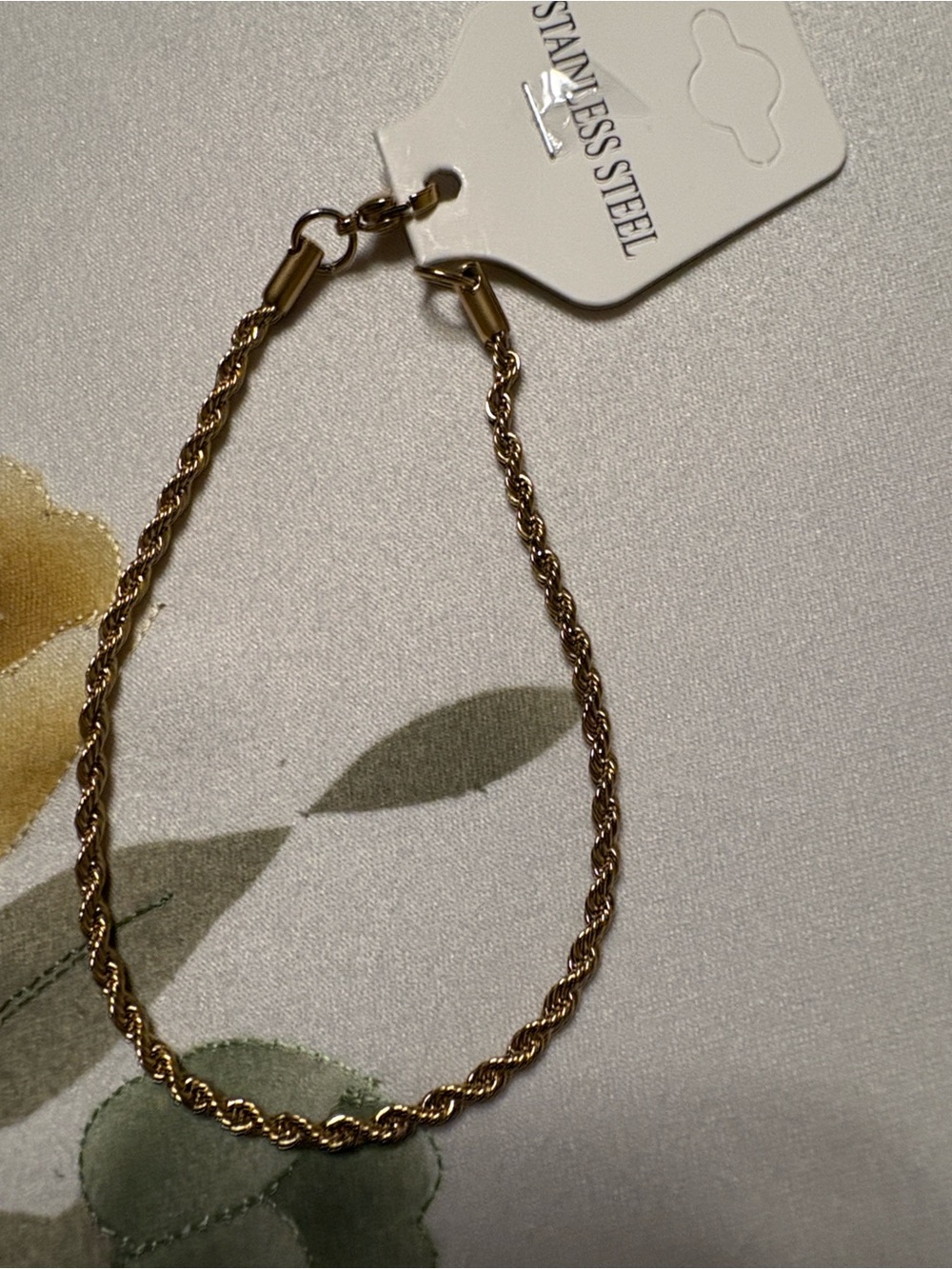 Men’s thin Rope Bracelet 9in